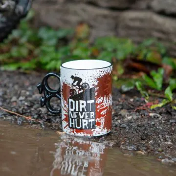 Dirt Never Hurt Bike Mug