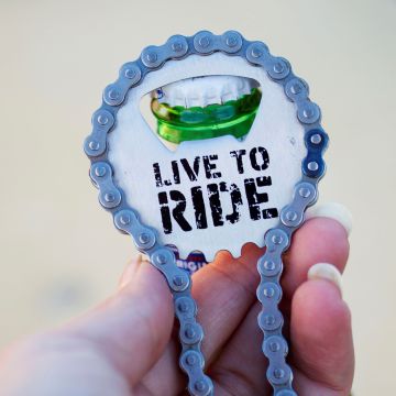 Bike Chain Bottle Opener