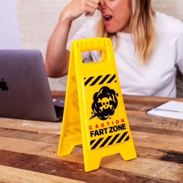 Desk Warning Sign - Fart Zone