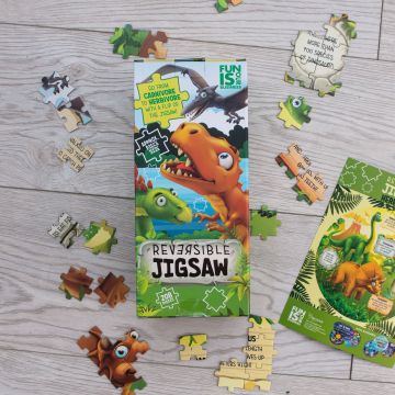 Childrens Reversible Jigsaws - Dinosaurs