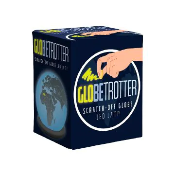 Globe Trotter Scratch Off Lamp