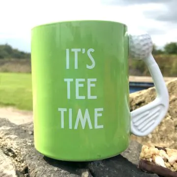 Golf Mug Its Tee Time
