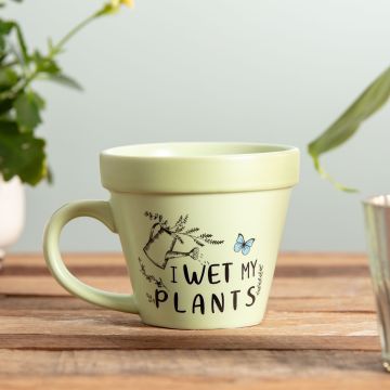 Plant-a-holic Mugs - Wet my Plants