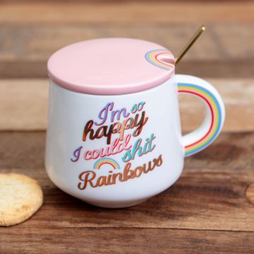Rainbow Mug - I'm So Happy