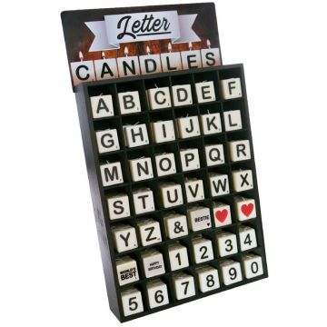 Number/Letter Candle (42 X 4 )