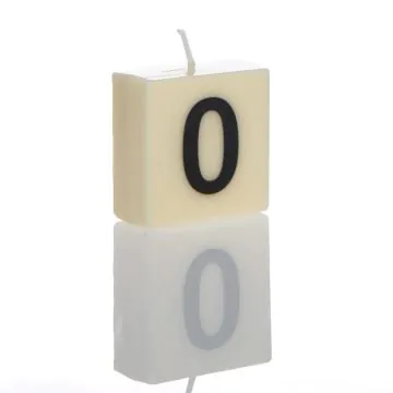 "0" Numbered Candle