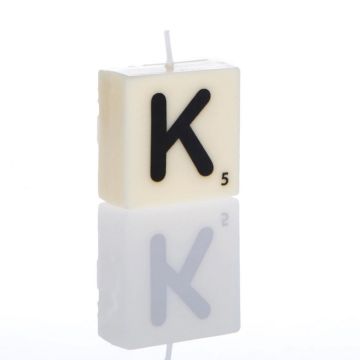 "K" Letter Candle