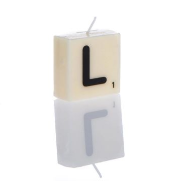 "L" Letter Candle