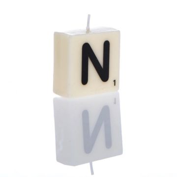 "N" Letter Candle