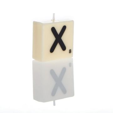 "X" Letter Candle