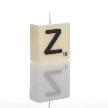 "Z" Letter Candle