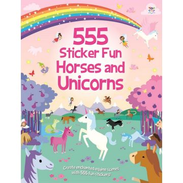 555 Sticker Fun Horses And Unicorns