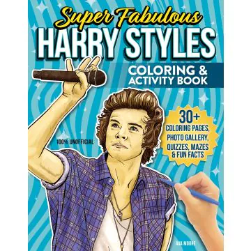 Super Fabulous Harry Styles Coloring & Activity Book