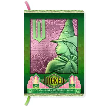 Wicked - Elphaba / Glinda Reversible Sculpted Journal