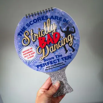 Strictly Bad Dancing Scoring Paddle - Score The Perfect Ten