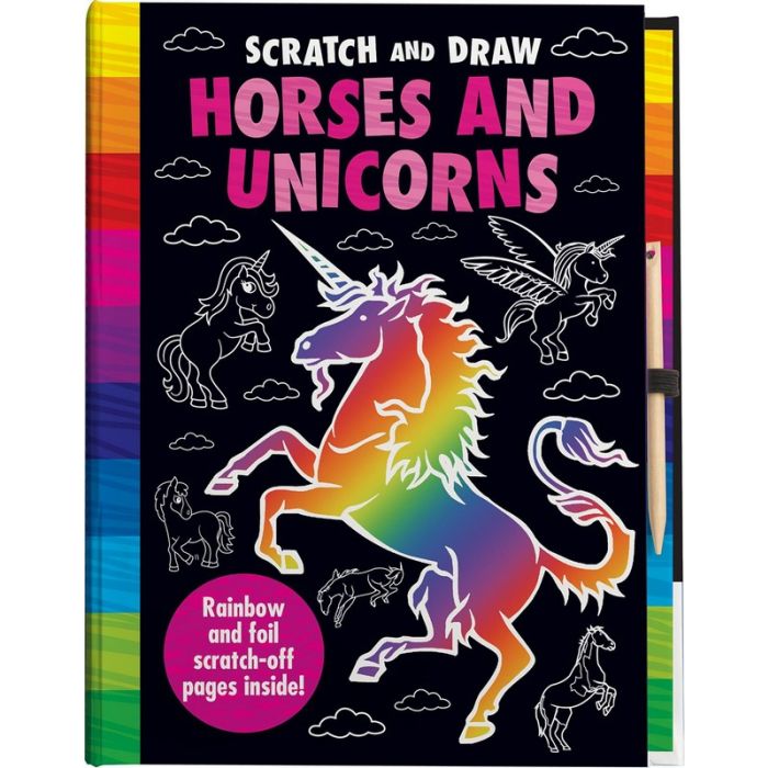 Scratch & Draw : Horses And Unicorns main product photo