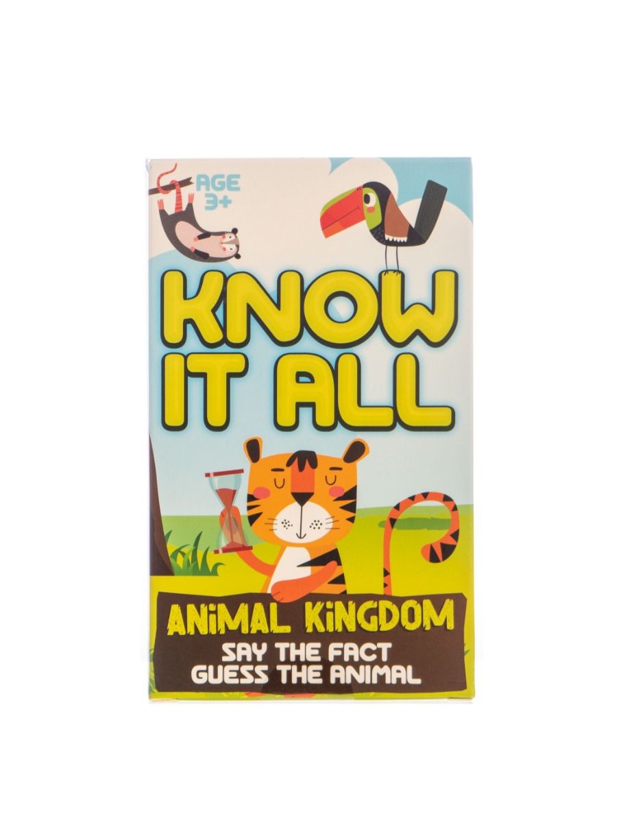 Know It All! Animals Card Game - Kids Guessing Game