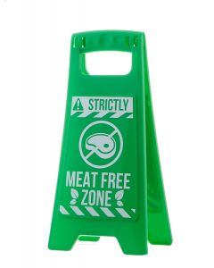 Desk Warning Sign - Vocally Vegan