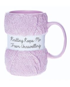 Knitting Mug - Unravelling