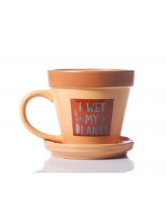 Plant Pot Mug - I Wet My Plants