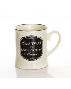 Lord Twat Of Knobington Manor  - Victoriana Style 10oz Gift Boxed Mug.