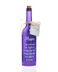 Decorative Boxer Gifts Light-Up LED Auntie Glass Starlight BottleBeautiful 