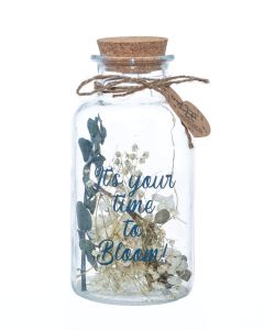 Time To Bloom - Dried Flower Starlight Jar