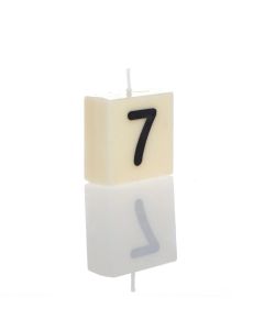 "7" Numbered Candle