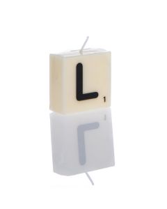 "L" Letter Candle