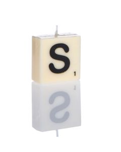 "S" Letter Candle