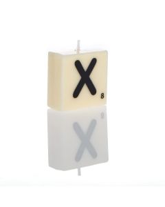 "X" Letter Candle