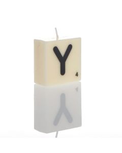 "Y" Letter Candle