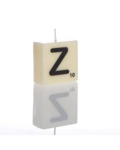 "Z" Letter Candle