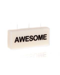Say It With Words Candle - Awesome