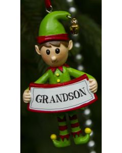 Elf Decoration  - Grandson